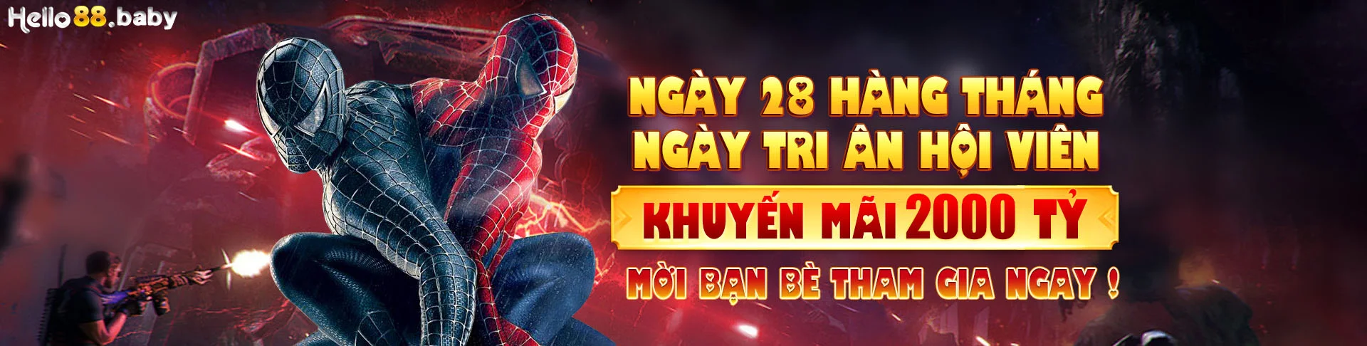 Ngày 28 hàng tháng ngày tri ân hội viên khuyến mãi 2000 tỷ