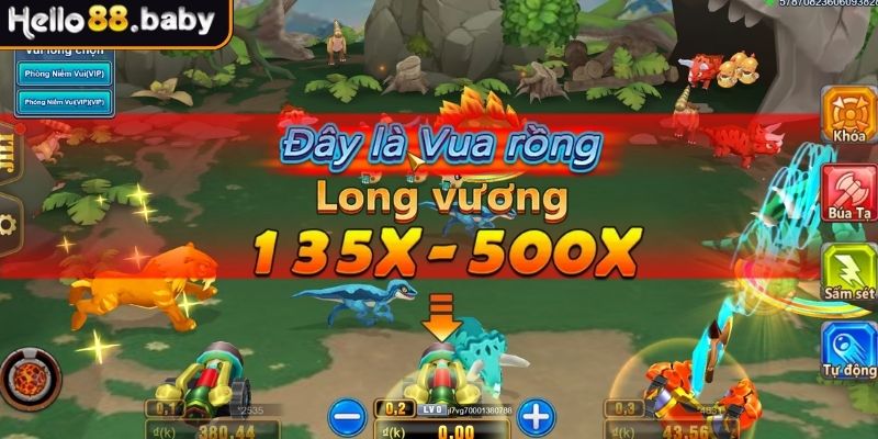 Chuyên Gia Săn Rồng - Trải Nghiệm Game Bắn Cá Tại HELLO88 2 Boss rồng là mục tiêu săn lớn