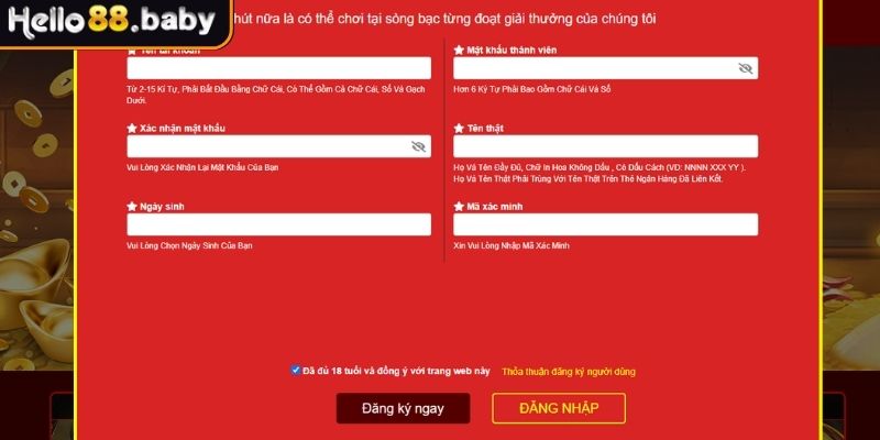 Đăng Ký HELLO88 Từ A-Z Cho Người Mới Cập Nhật 2025 3 Xác nhận đăng ký