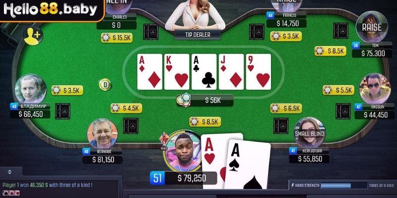 Poker HELLO88 - Luật Chơi, Vòng Đấu Và Chiến Thuật Hay 1 Quy luật chơi Poker HELLO88 cho thành viên mới